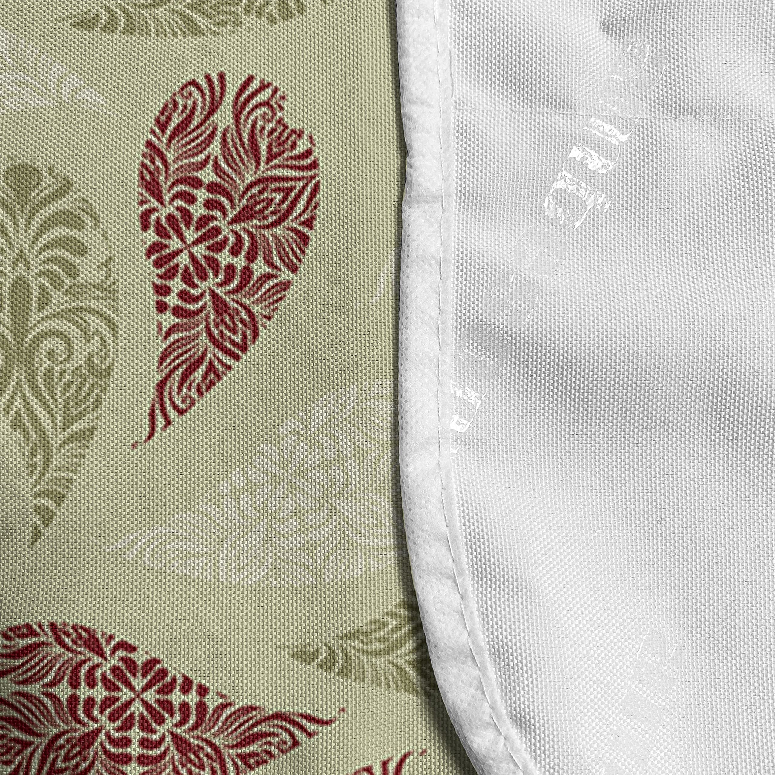 Ambesonne Paisley Microwave Cover - Water Resistant Kitchen Organizer with Pockets, 36