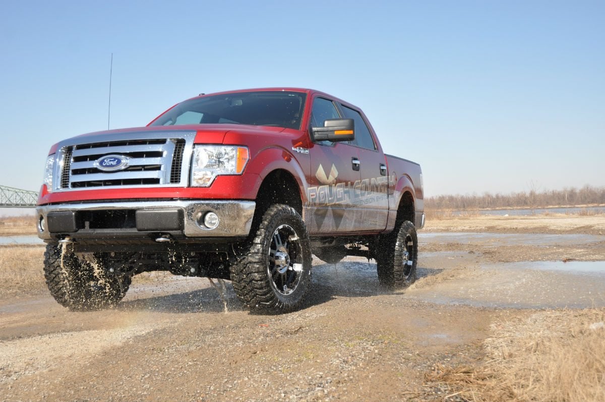 6 Inch Lift Kit for Ford F-150 4WD (2009-2010) - Heavy Duty M1 Struts & Shocks 59840 - Off-Road Suspension Upgrade for Better Ground Clearance & Towing Performance