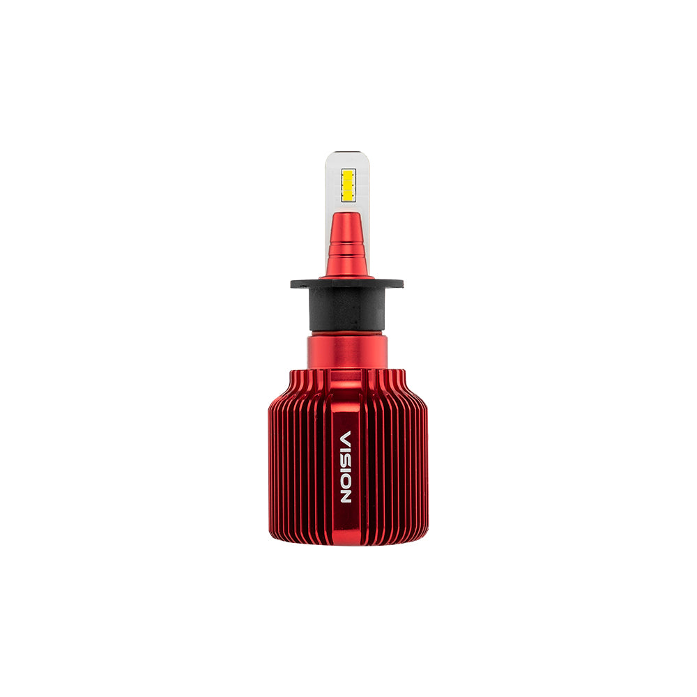 VISION H3 CSP LED Conversion Kit - 6500K Cool White, 5000 Lumens, 30W - Perfect for Car Headlights, Fog Lights & Off-Road Lighting