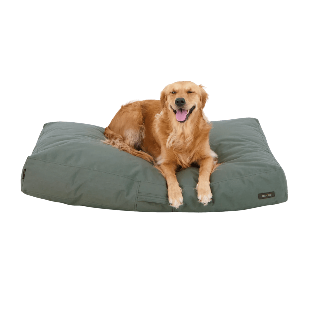 D1000 Waterproof Outdoor Dog Bed - Breathable & Durable Eucalyptus Fiber - Perfect for Patio, Backyard & Camping Use