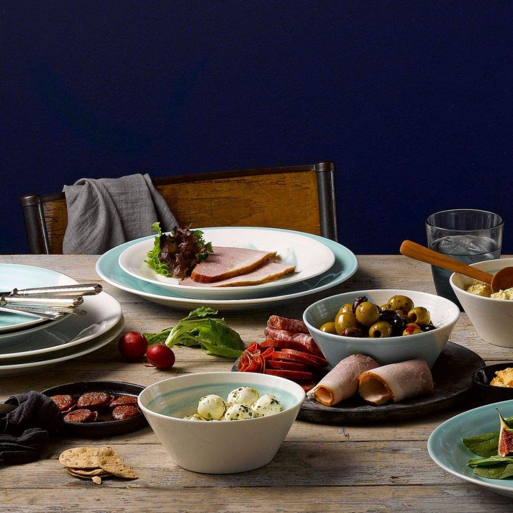Royal Doulton 1815 Bold Cereal Bowls Set of 6 - Premium Porcelain Breakfast Bowls for Cereal, Soup & Dessert - Perfect for Dining, Entertaining & Everyday Use