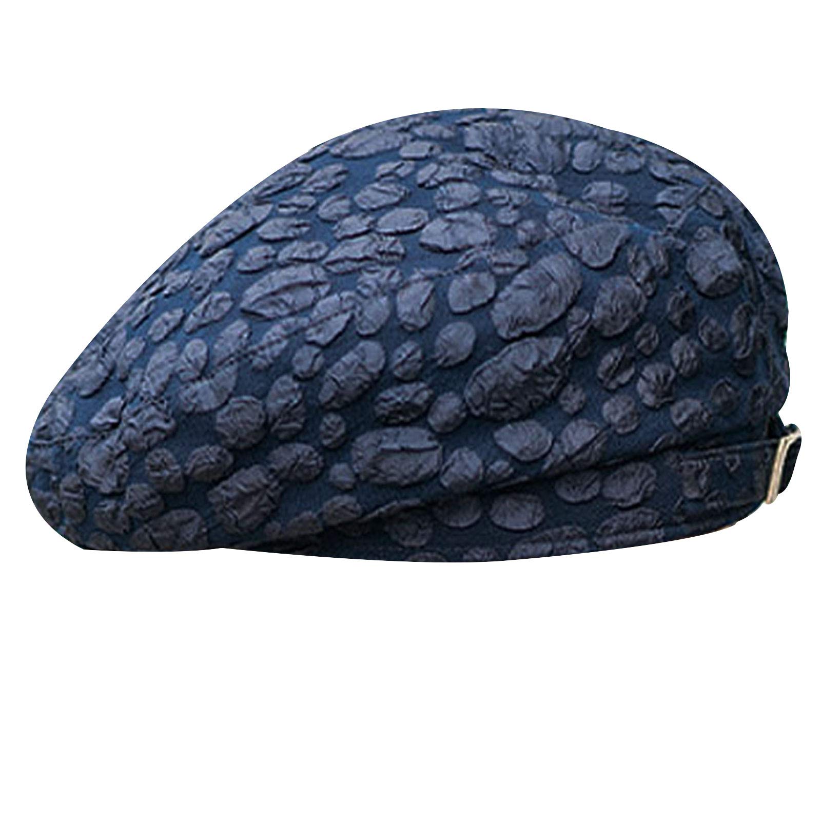 Vintage Faux Leather Beret Hat for Women - French Retro Artist Style Beanie - Perfect for Fall Fashion, Parisian Outfits & Artistic Events