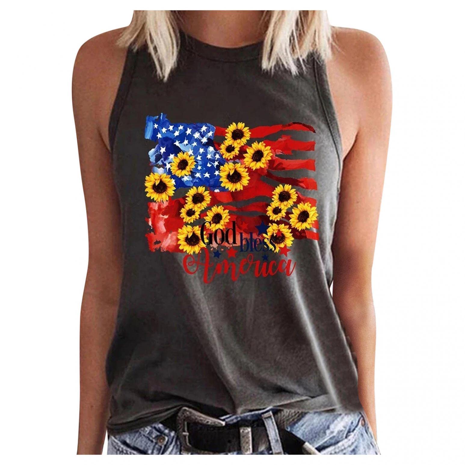 Women's Spandex T-Back Tank Top - Plus Size Camisole for Leggings & Summer Outfits