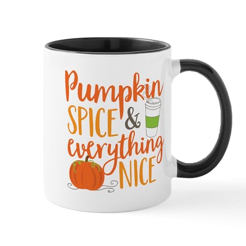 White/Black Inside - Pumpkin Spice And Everything Nice Mug