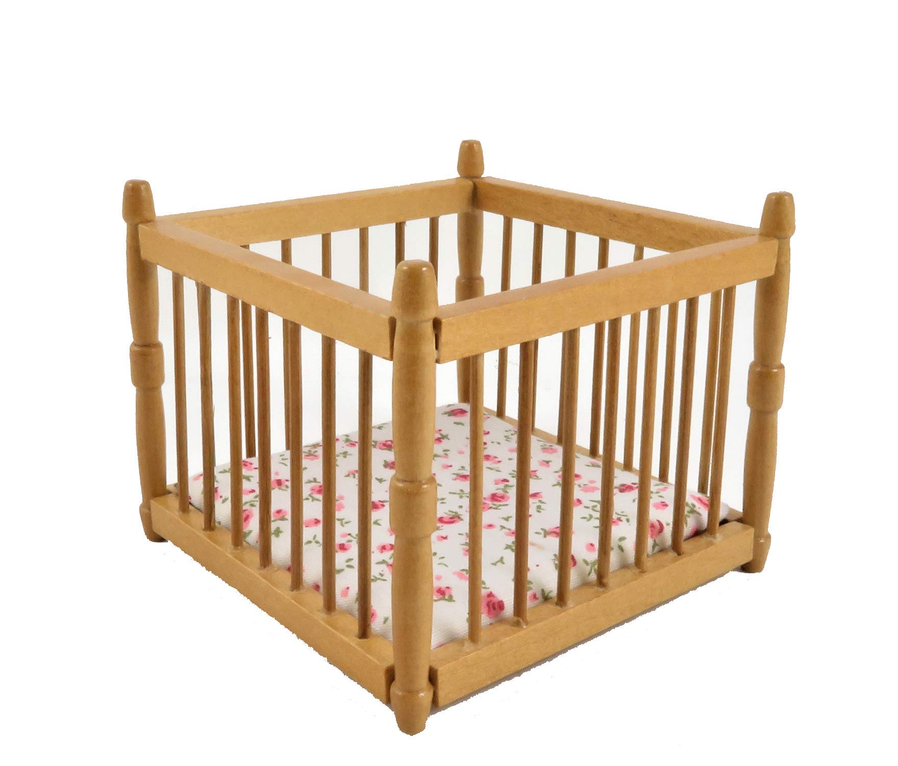 Melody Jane Dollhouse Miniature Nursery Furniture Set - Baby Playpen & Doll Accessories for Kids Pretend Play, Room Decor & Collectibles