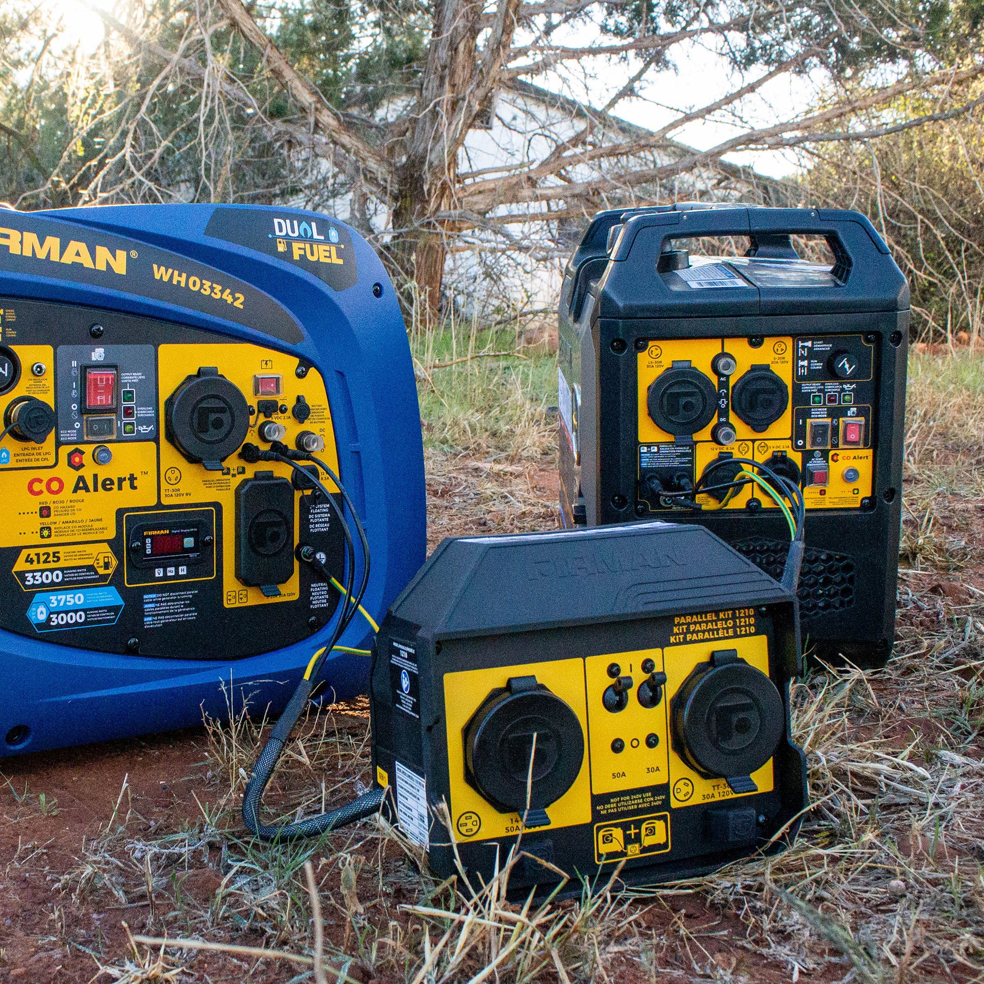 50A Portable Generator Parallel Kit - Dual Power Connection for Home & Outdoor Use - Perfect for Camping, RV, and Emergency Backup Power