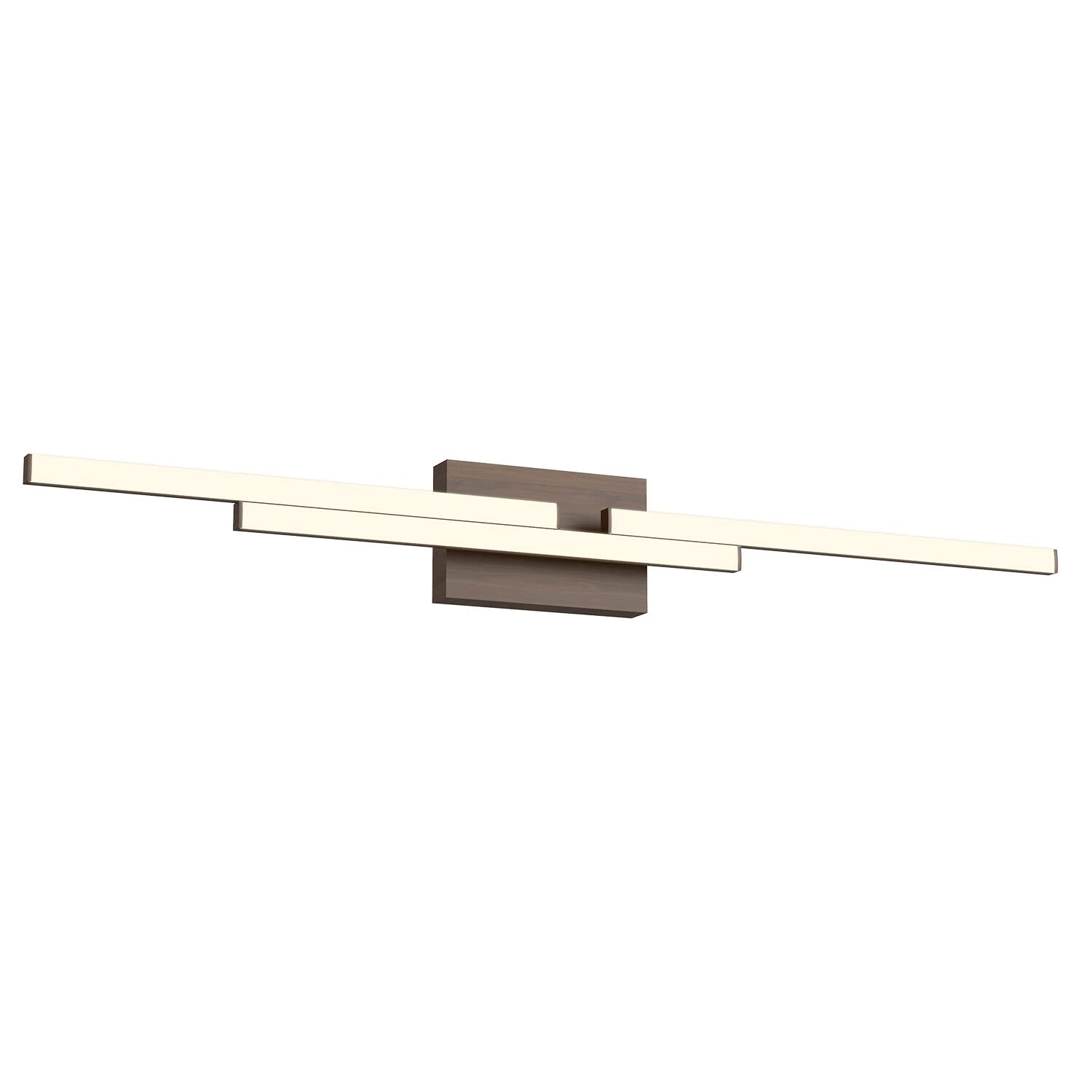 Kuzco Lighting VL52738-BK Anello Minor Vanity LED Light Fixture in Black - Perfect for Bathroom, Dressing Room & Makeup Area Lighting