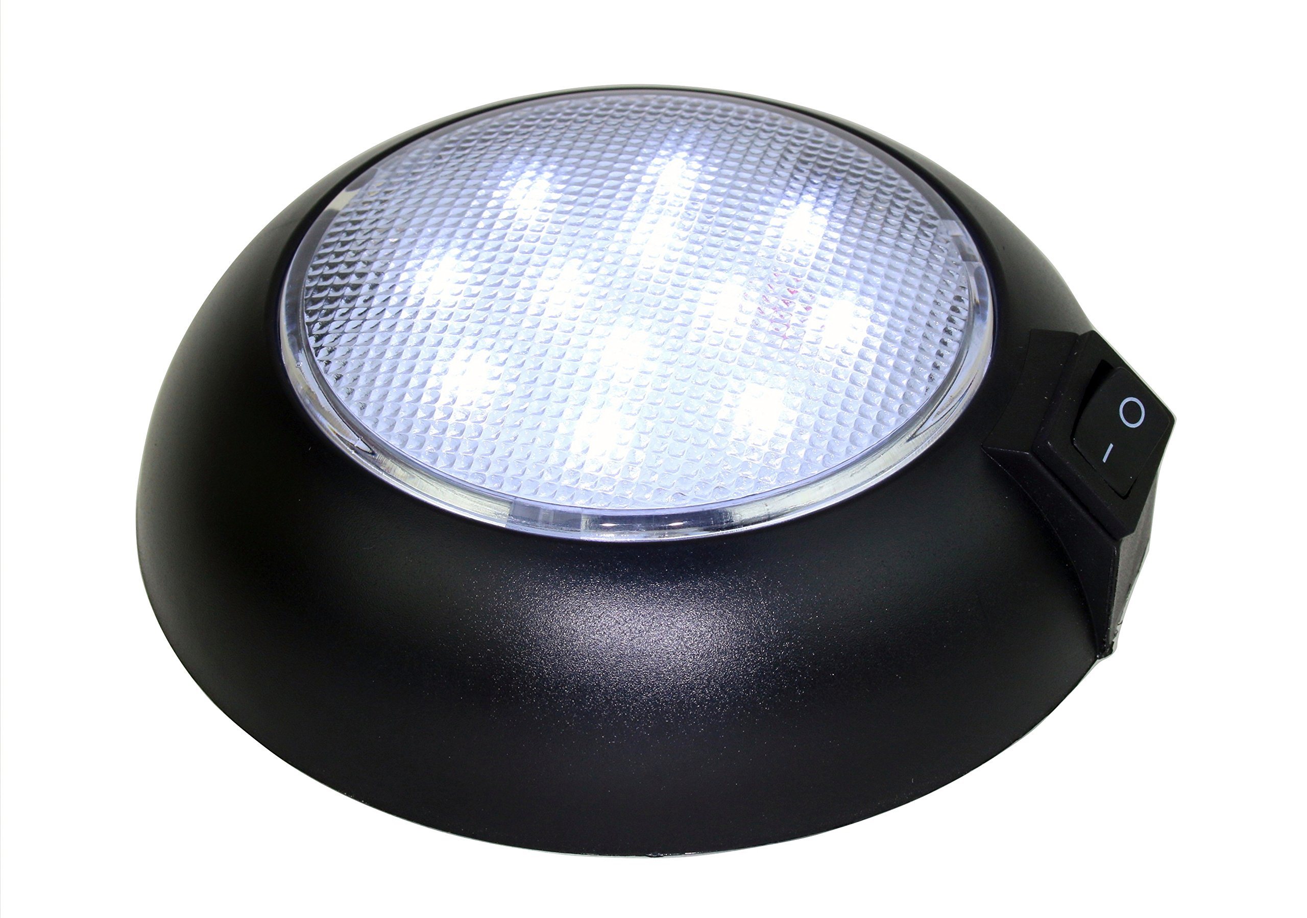 Battery Powered LED Dome Light - Magnetic or Fixed Mount - High Power Cool White LED Downlight for Home, Car, Truck, RV, Boat & Aircraft - Perfect for Camping, Emergency Lighting & Nighttime Projects