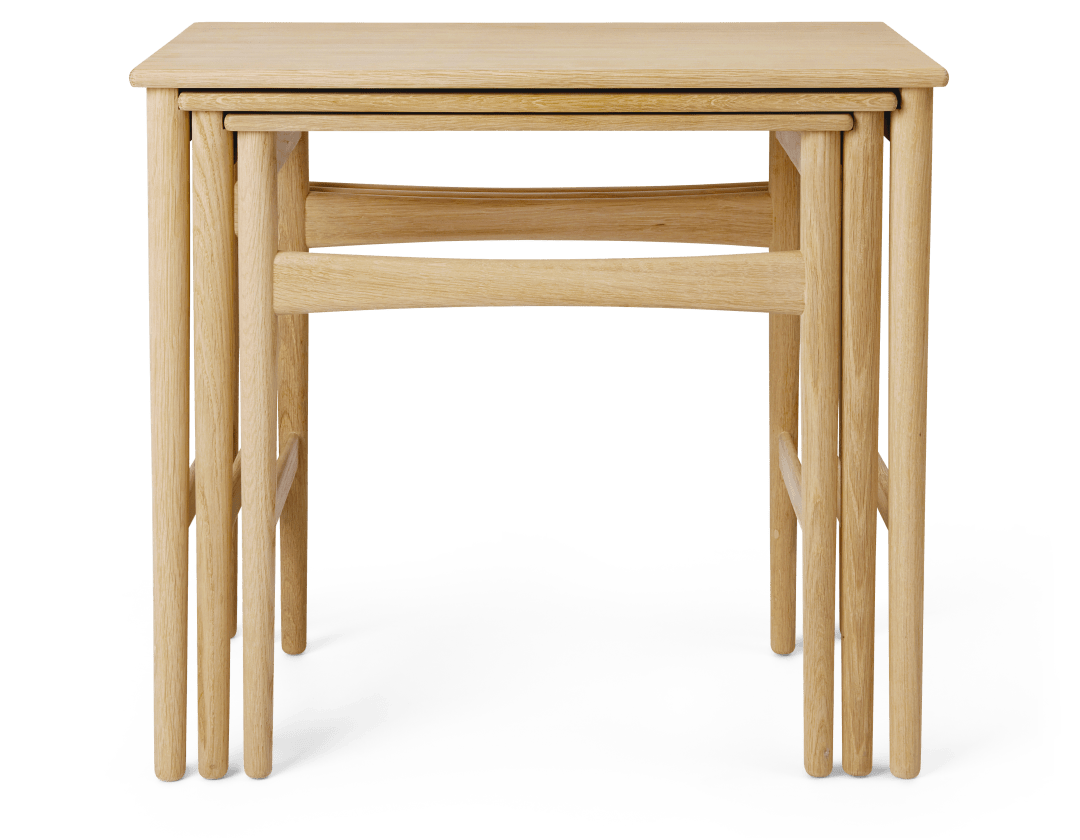 CH004 Modern Nesting Tables - Space-Saving Coffee & Side Tables Set for Living Room, Bedroom, Office - Stackable End Tables with Contemporary Design