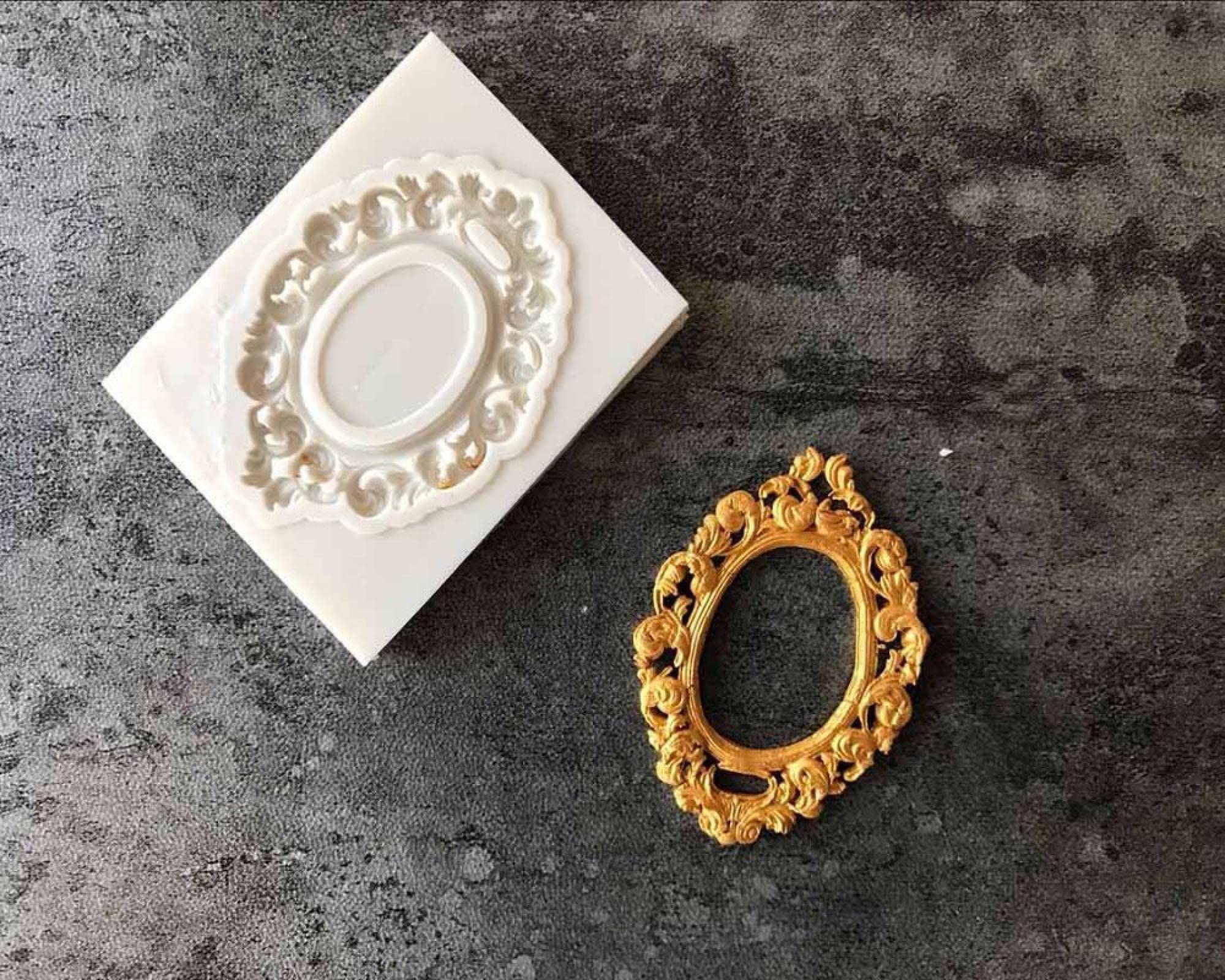 Premium Fondant Molds & Chocolate Molds Set - Photo Frame Biscuit Cookie Molds for Cake Decorating, Baking Tools - Perfect for Wedding Cakes, Birthday Parties & DIY Desserts