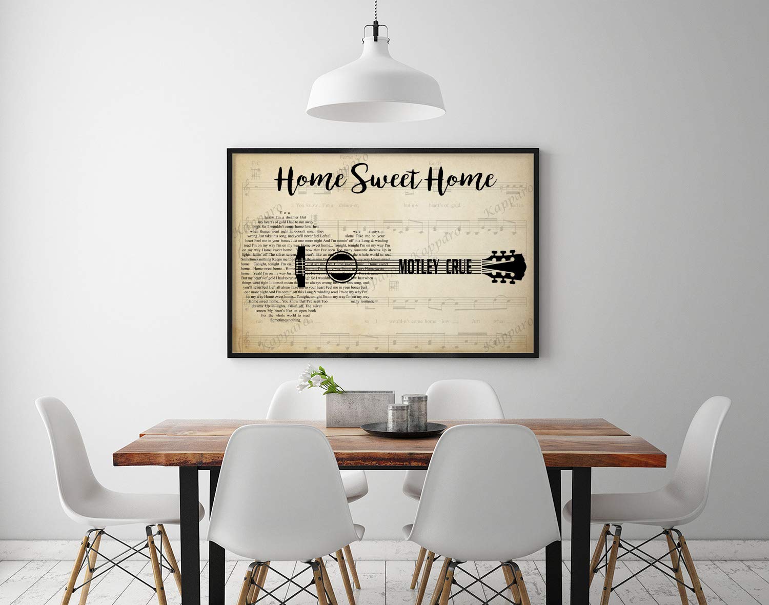 Home Sweet Home Lyrics Poster - 36