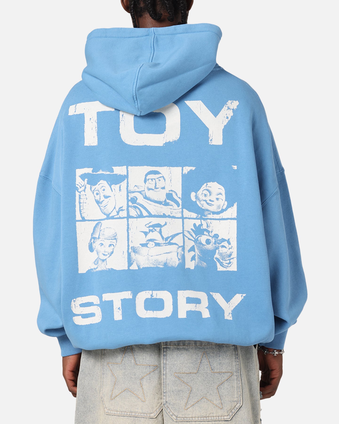 Disney Pixar Toy Story Premium Hoodie - Washed Blue - Official Licensed Merchandise - Perfect for Cosplay, Gifts & Casual Wear