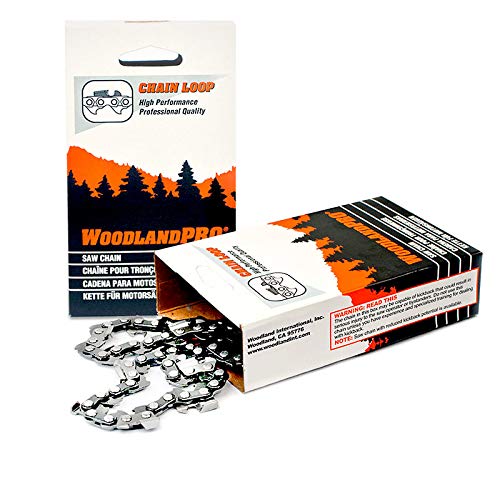 WoodlandPRO 20-Inch Chainsaw Chain Loop (30RC-72 Drive Links) - Compatible with Most 20
