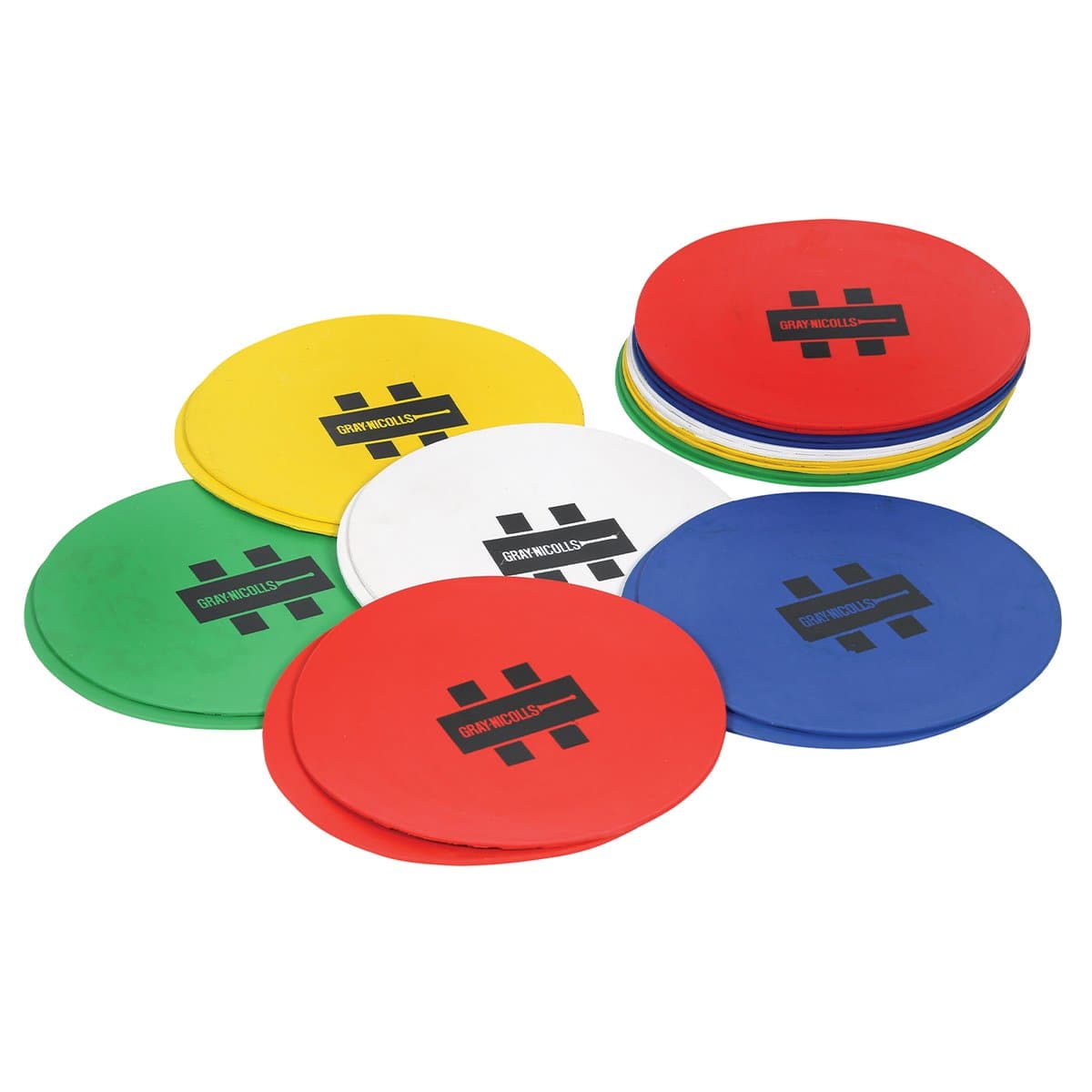 Gray Nicolls Sequencing Discs - Cricket Training Equipment for Batting & Fielding Practice | Perfect for Coaches & Players