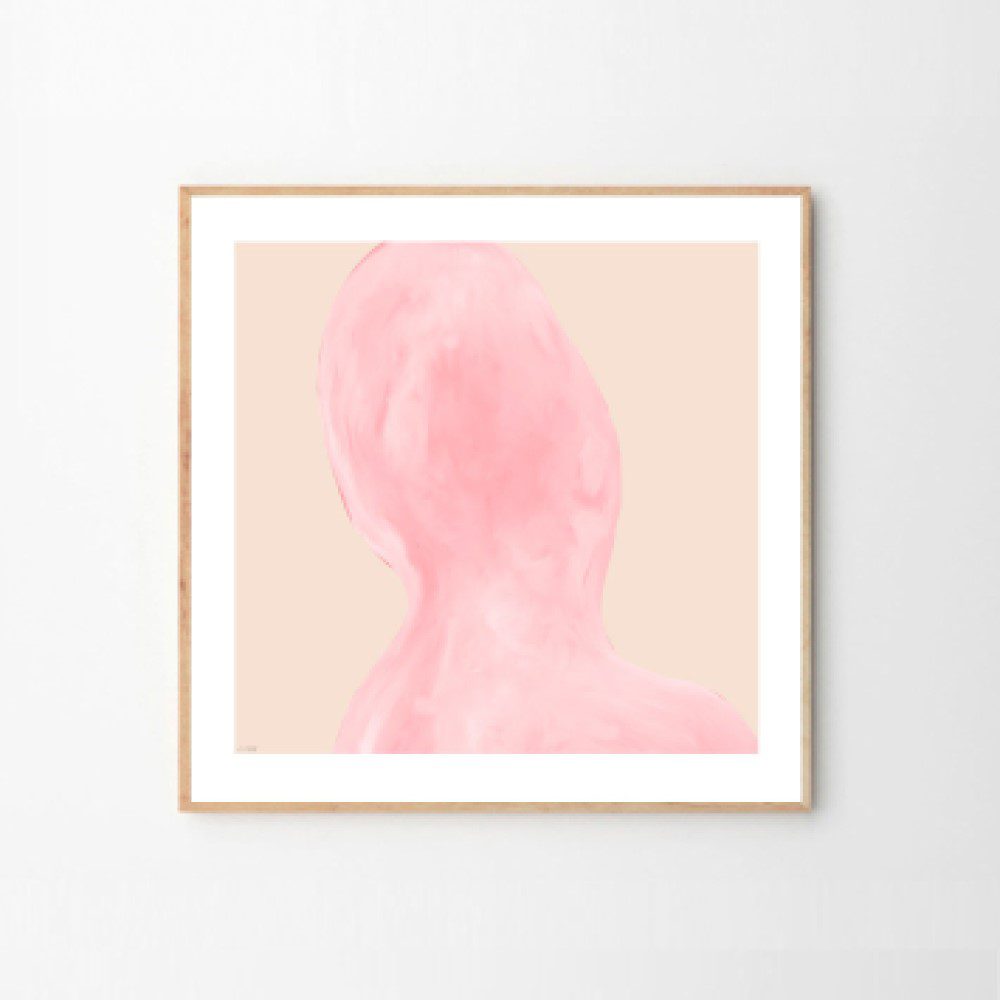 THE POSTER CLUB By Garmi - Abstract Art Print Poster 50x50cm (20x20 Inches) - Modern Wall Decor for Living Room, Bedroom & Office