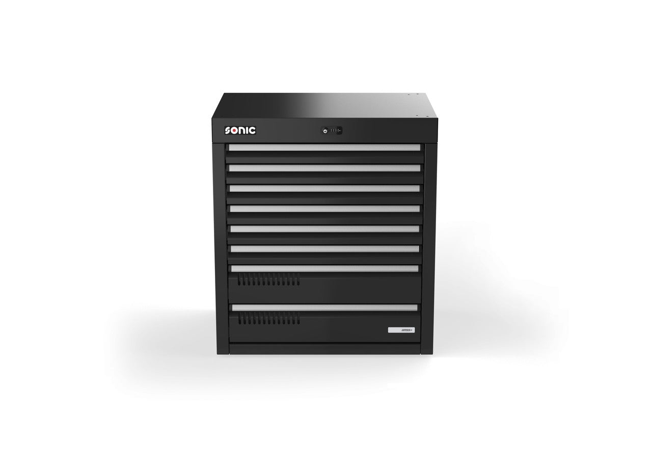Premium Sonic Tools MSS+ 890 Series 8-Drawer Tool Cabinet - Heavy Duty Steel Storage for Mechanics & DIY - Perfect for Garage, Workshop & Professional Tool Organization