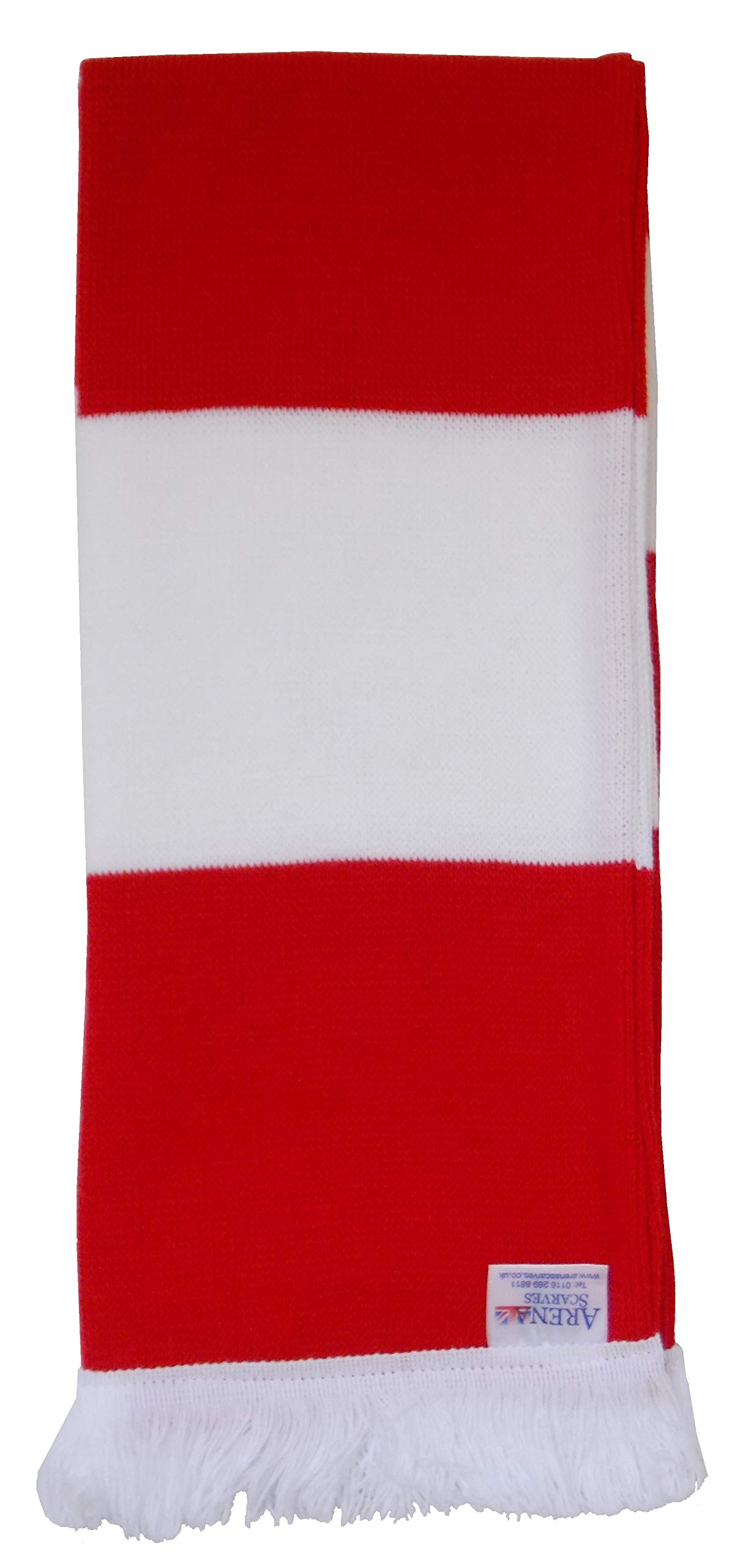Official Southampton FC Red and White Traditional Bar Scarf - Premium Football Fan Accessory for Men & Women - Perfect for Match Days, Stadium Visits, and Supporting Your Team