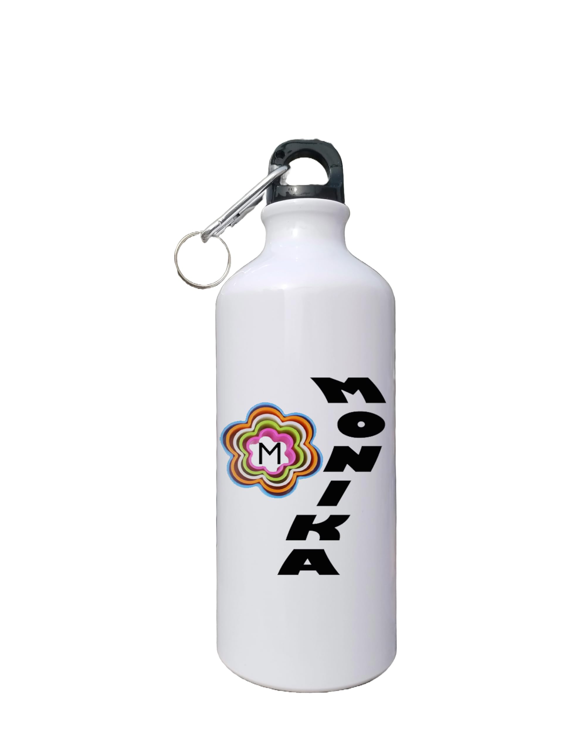 MONIKA Printed Water Bottle - Insulated Cold Water Bottle, Personalized Gifted Bottle for Gym, Office, and Outdoor Adventures