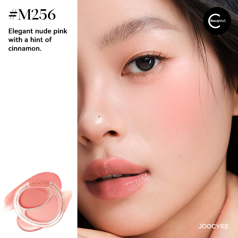 Joocyee Duo Blush & Highlighter Cream - Natural Glow Cheek & Face Luminizer for Day & Night Makeup | Perfect for Everyday Wear, Date Night & Special Occasions