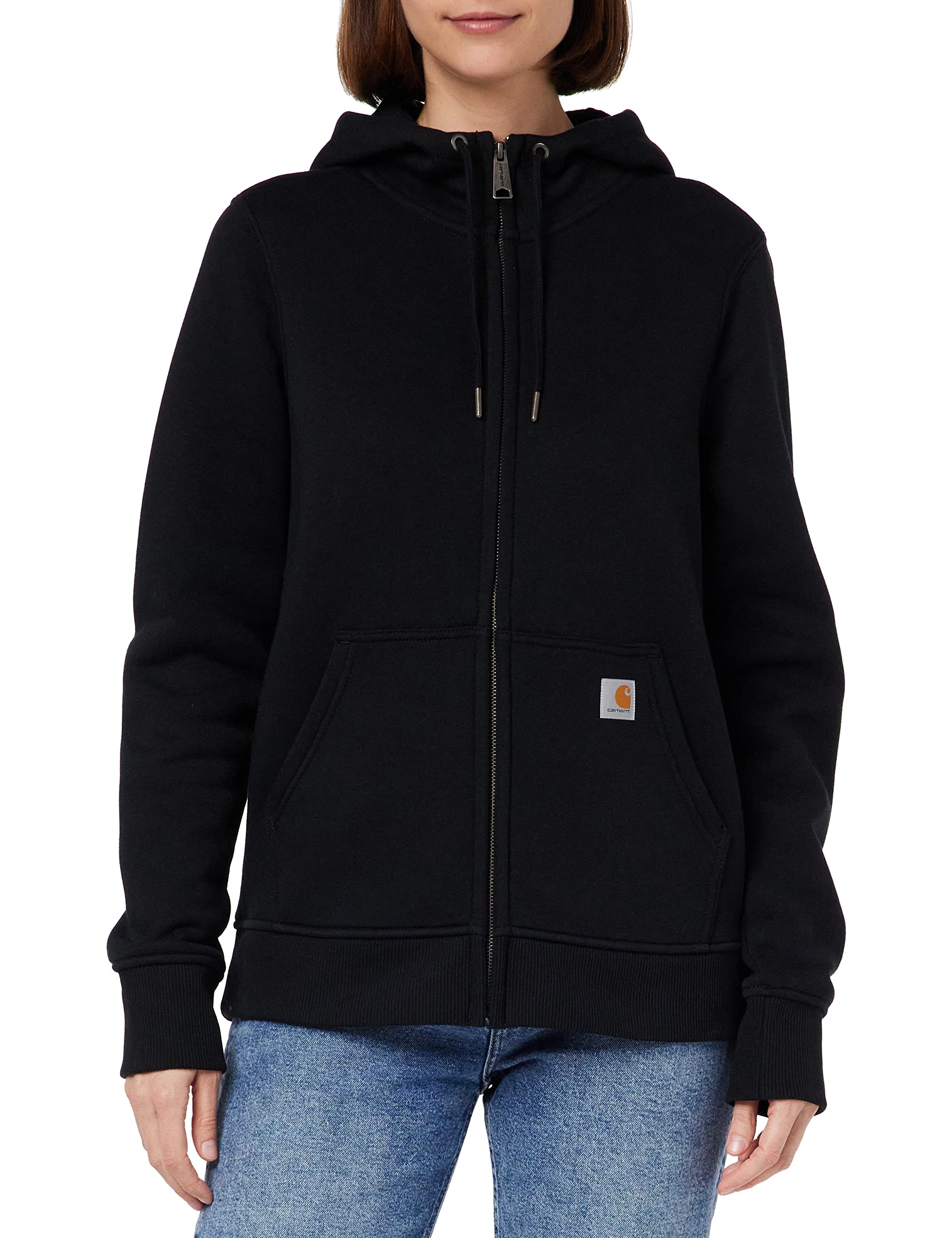 Carhartt Women's Clarksburg Full Zip Hoodie - Warm Fleece Lined Jacket for Outdoor Work & Casual Wear | Durable & Comfortable Winter Sweatshirt for Hiking, Camping & Everyday Use