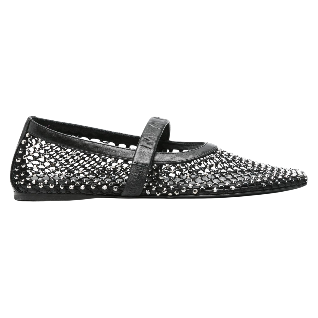 Elegant Black Embellished Mary Jane Shoes for Women - Comfortable & Stylish Heels for Work, Party & Special Occasions