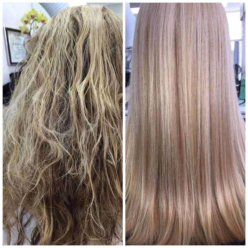 Buriti Liss Keratin Hair Treatment Kit with Sulfate-Free & Sodium-Free Shampoo & Conditioner - Smooth & Repair Damaged Hair for Salon-Quality Results at Home