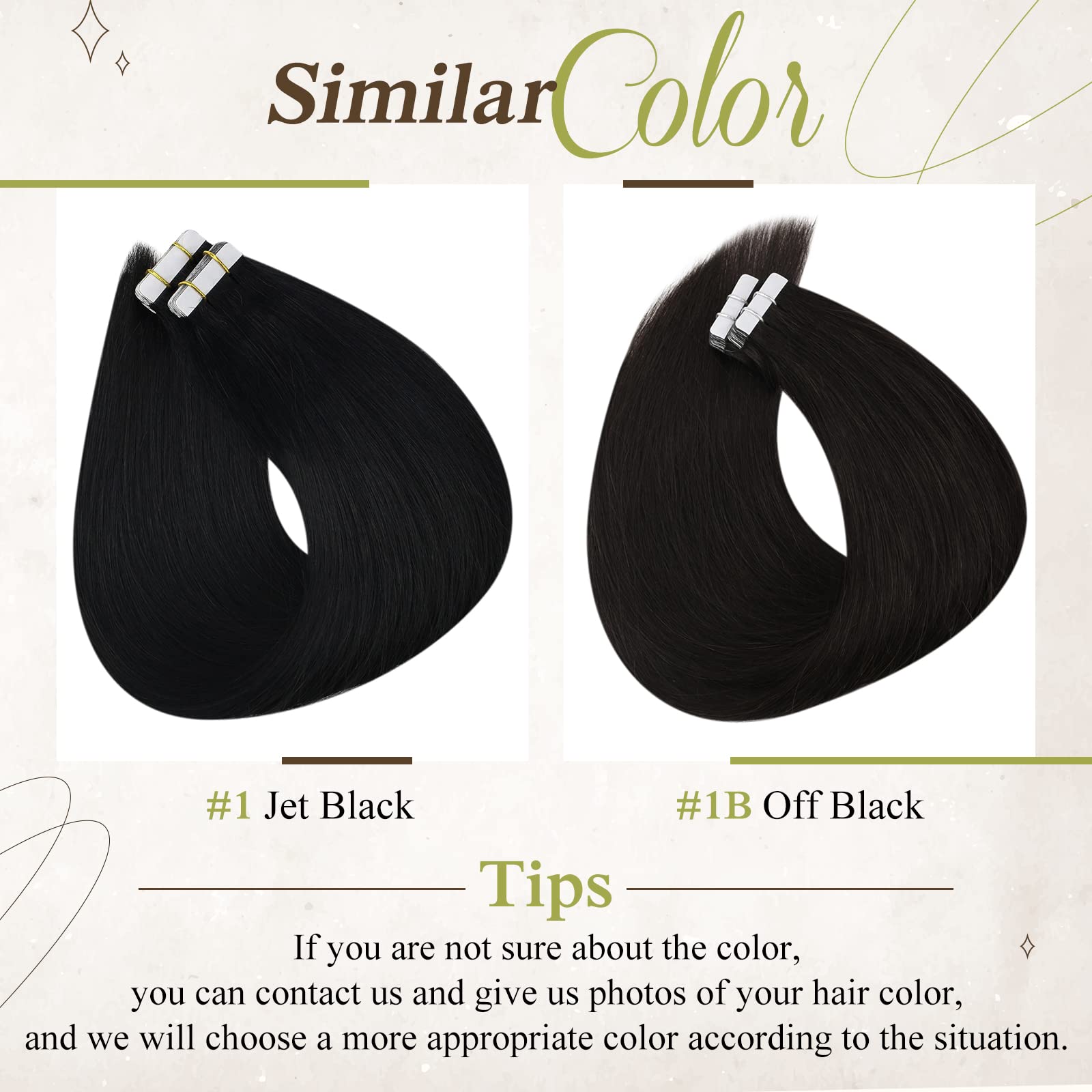 20 Inch 150g Full Shine Black Tape in Hair Extensions - 100% Real Human Hair for Women | Perfect for Styling, Volume & Length Boost