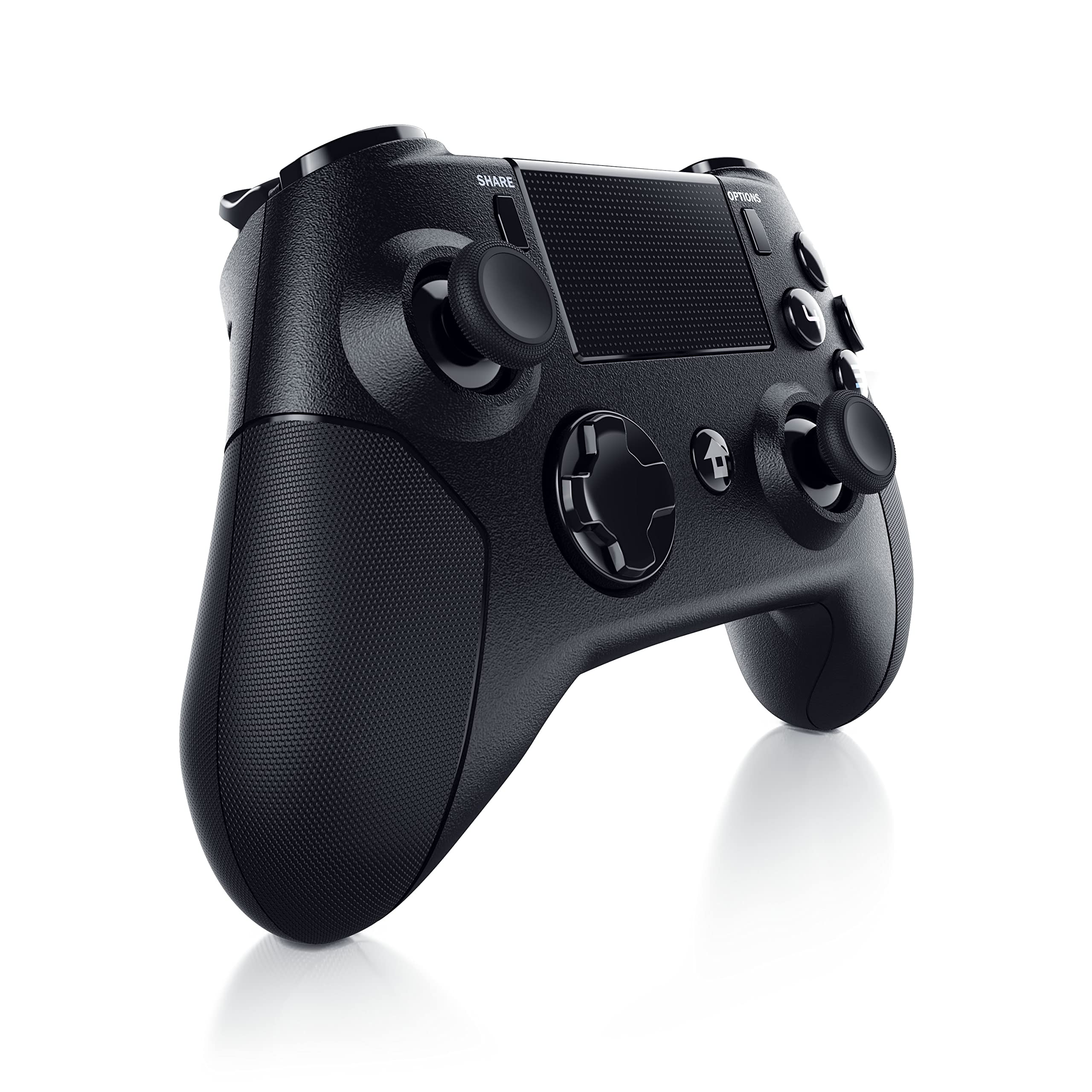 CSL - 2 Pack Wireless PS4 Controller - Bluetooth Gamepad with Dual Vibration, Touchpad & 3.5mm Headset Jack - Compatible with PlayStation 4, PS4 Slim & PS4 Pro - Share Button, 3D & Gyro Sensor - Perfect for Gaming, Streaming & Multiplayer Sessions