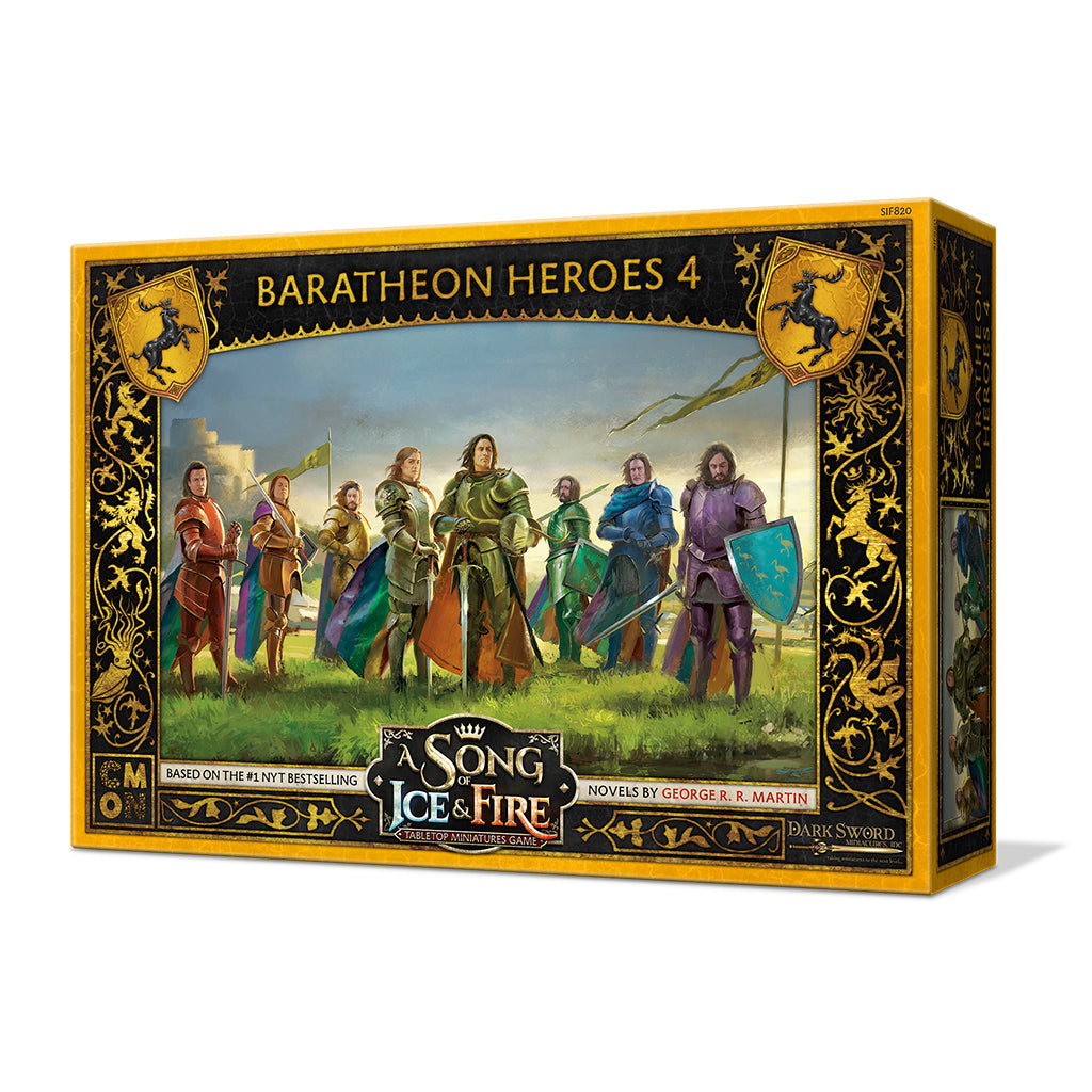 Game of Thrones SIF: Baratheon Heroes 4 - Collectible Trading Card Game for Fantasy Fans | Perfect for Game Nights & Collector Displays