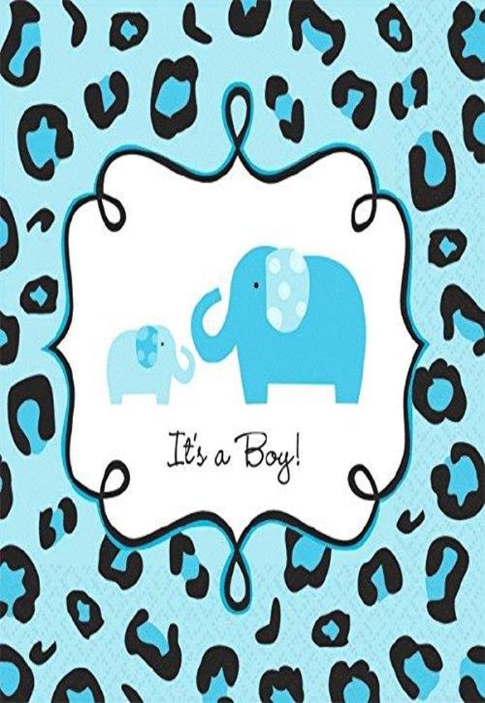 Sweet Safari Beverage Napkins for Baby Boy Showers - Perfect for Jungle Themed Parties & Celebrations