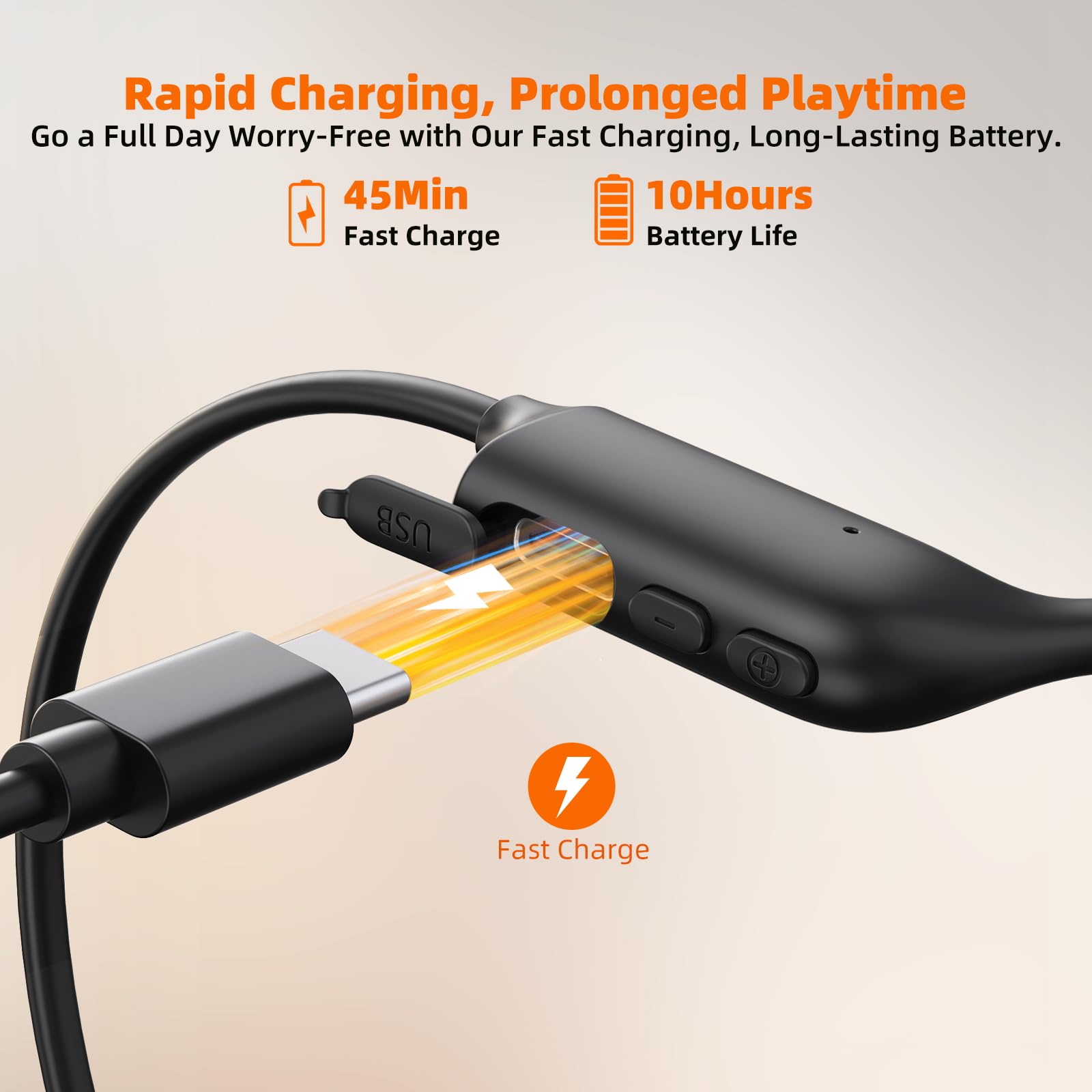 **Bone Conduction Headphones Wireless Bluetooth 5.3 - Open Ear Headphones with Mic, IP67 Sweatproof & Skin-Friendly Design, 28H Playtime & Fast Charging - Ideal for Running, Cycling, Hiking & Outdoor Sports**