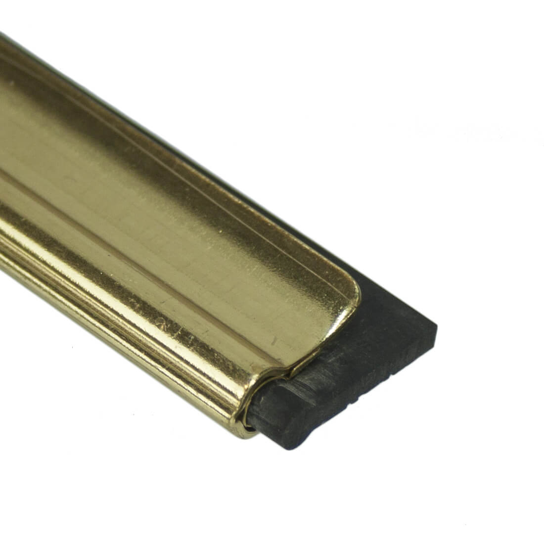 Premium Pulex Brass Channel - Heavy Duty Metal U-Channel for DIY Projects, Home Improvement & Furniture Making - Ideal for Shelving, Cabinets & Decorative Edging