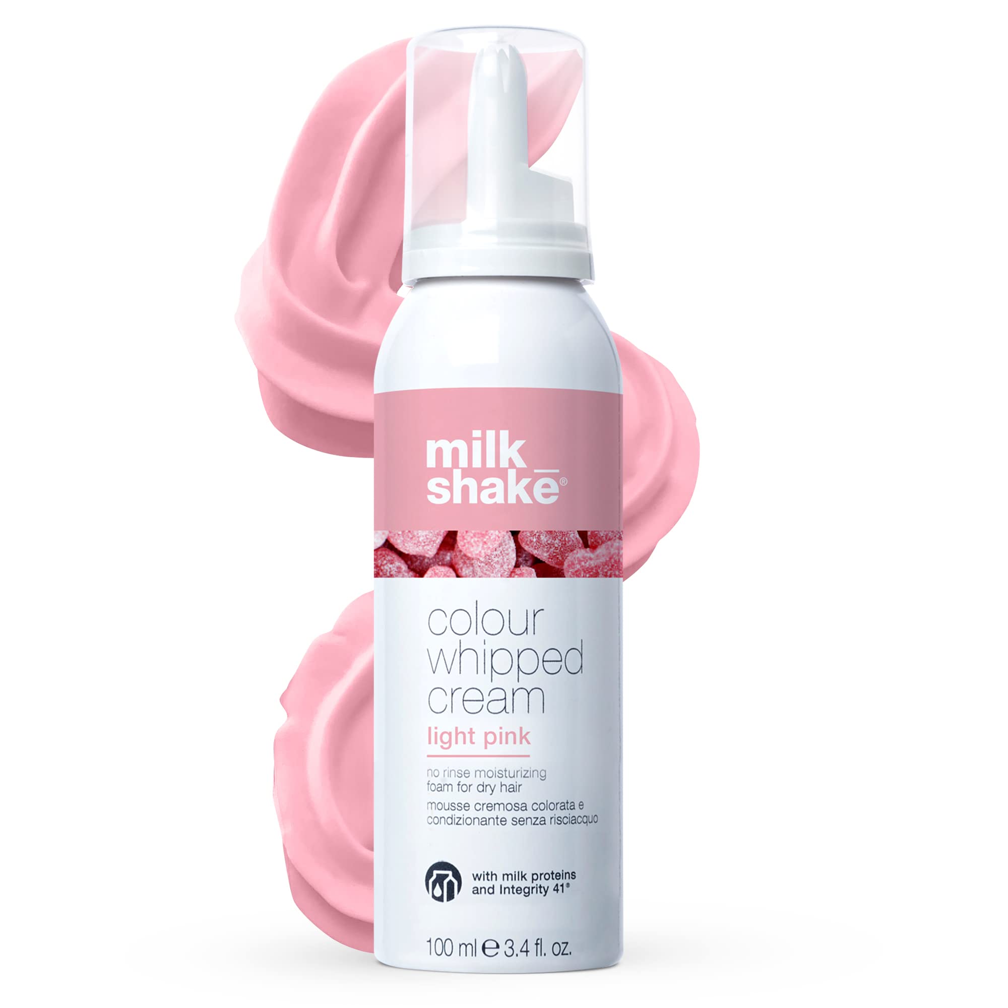 Milk Shake Color Whipped Cream Leave-In Coloring Conditioner - Temporary Hair Color Treatment for Vibrant Tones | Perfect for Parties, Cosplay & Creative Styling