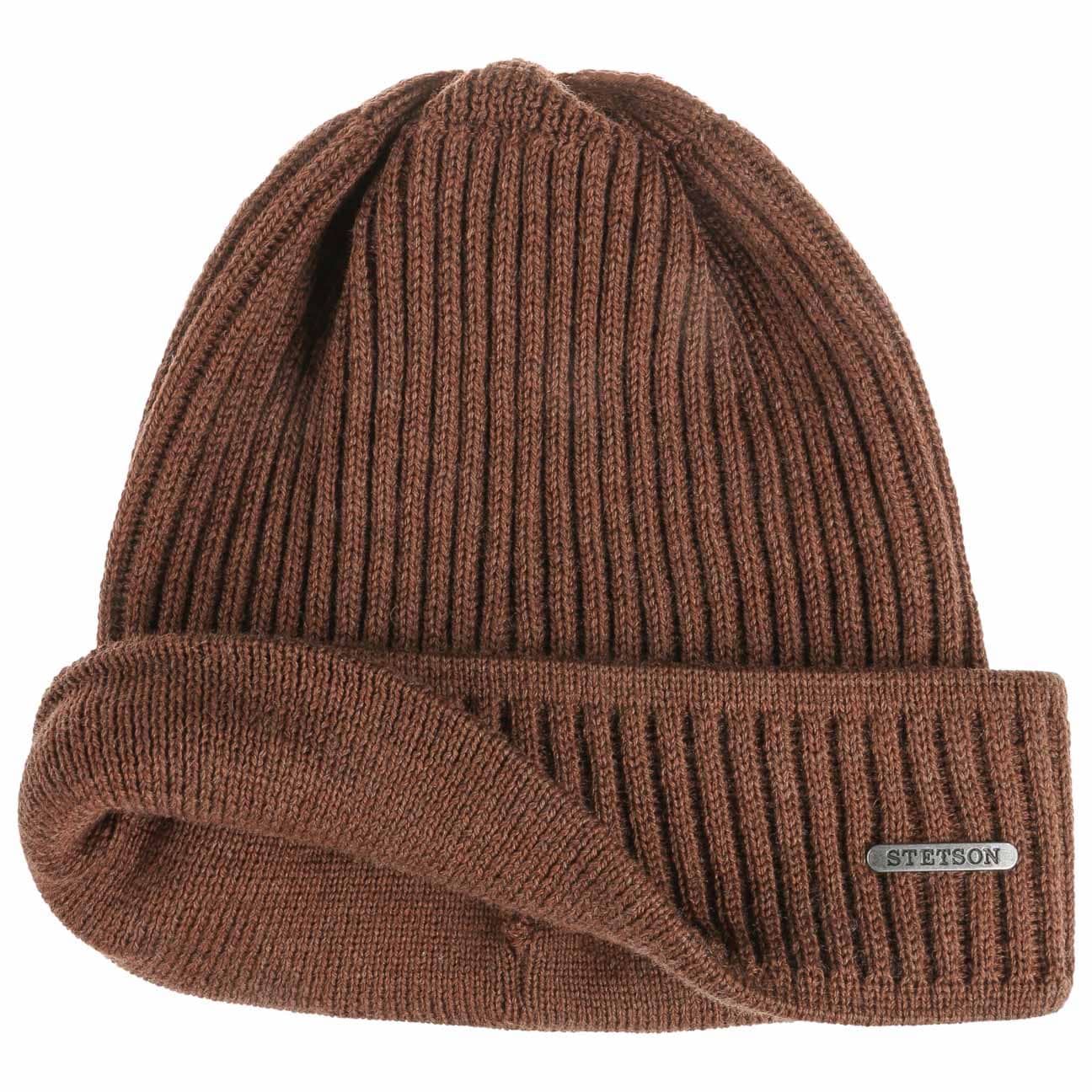 Stetson Parkman Knit Hat for Men - Warm Winter Beanie for Outdoor Activities, Hiking, and Skiing