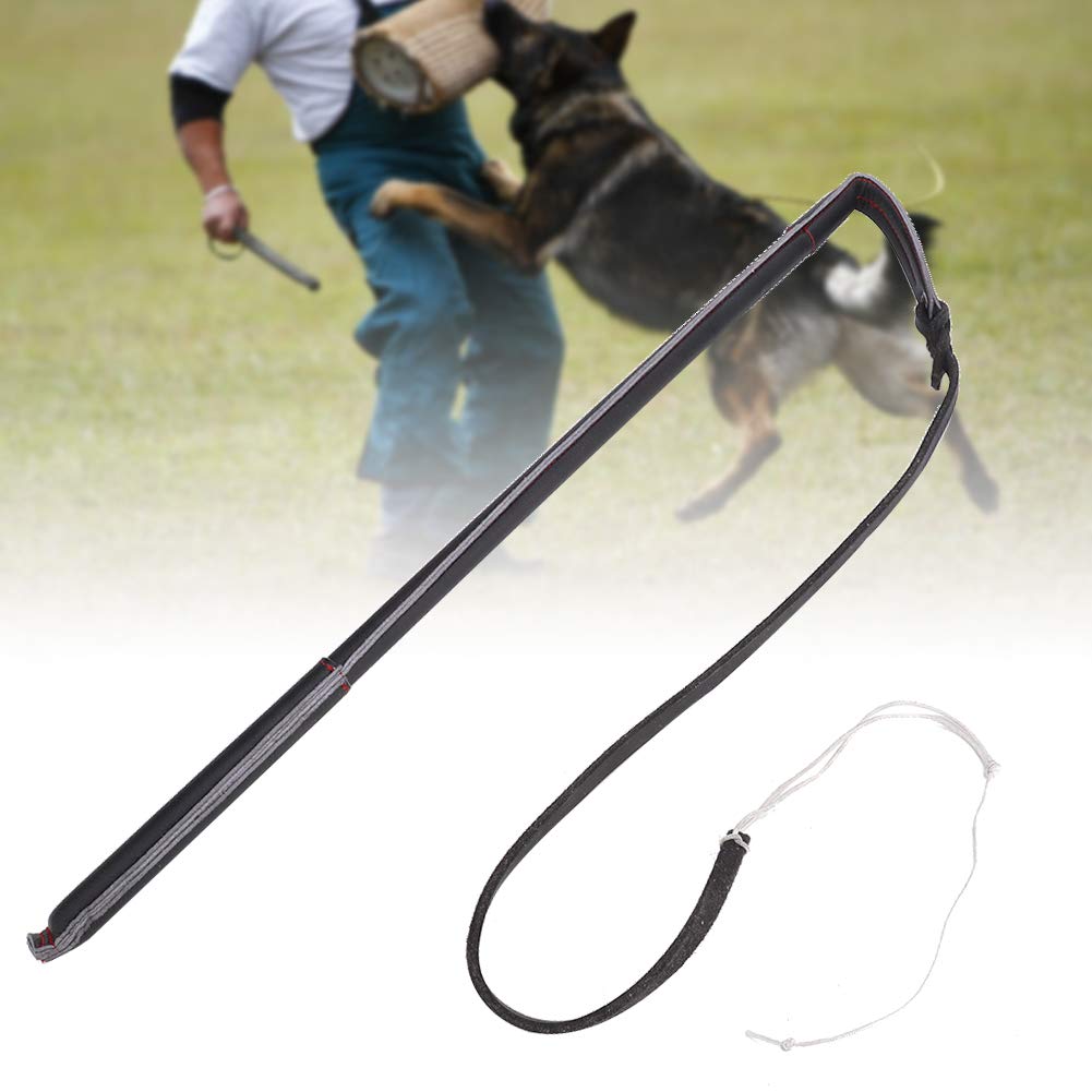 Premium Dog Training Whip - Artificial Cowhide Agitation Stick with Comfort Grip Handle for Medium & Large Dogs | Professional Obedience Tool for Behavior Correction, Agility Training & Outdoor Exercises