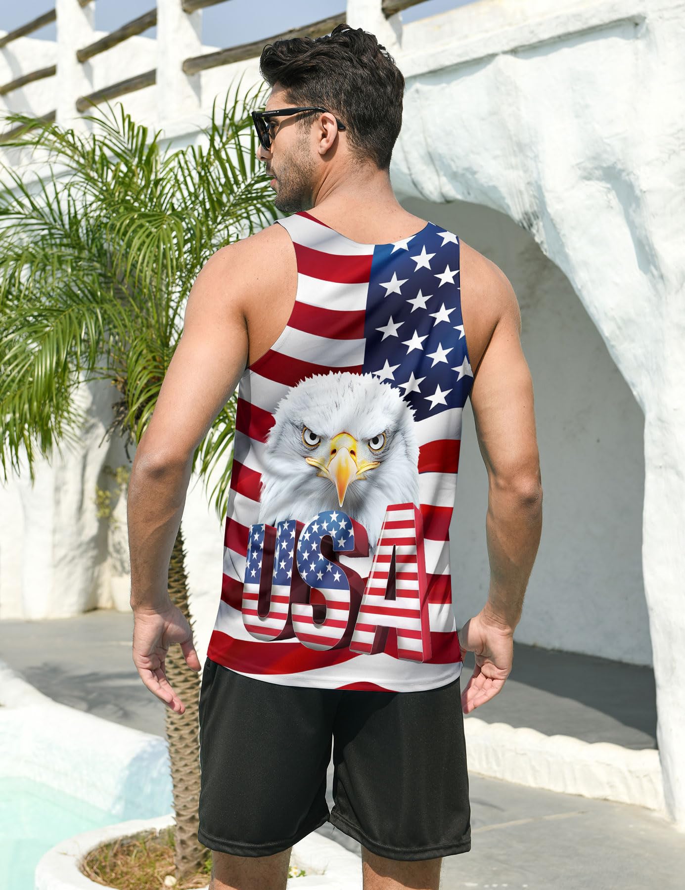 Raisevern Men's Funny 3D Graphic Tank Top - Sleeveless Summer Workout Shirt for Gym, Sports & Casual Wear | Lightweight & Breathable Activewear for Running, Fitness & Outdoor Activities