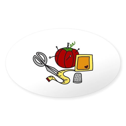 Clear - Sewing Supplies Sticker