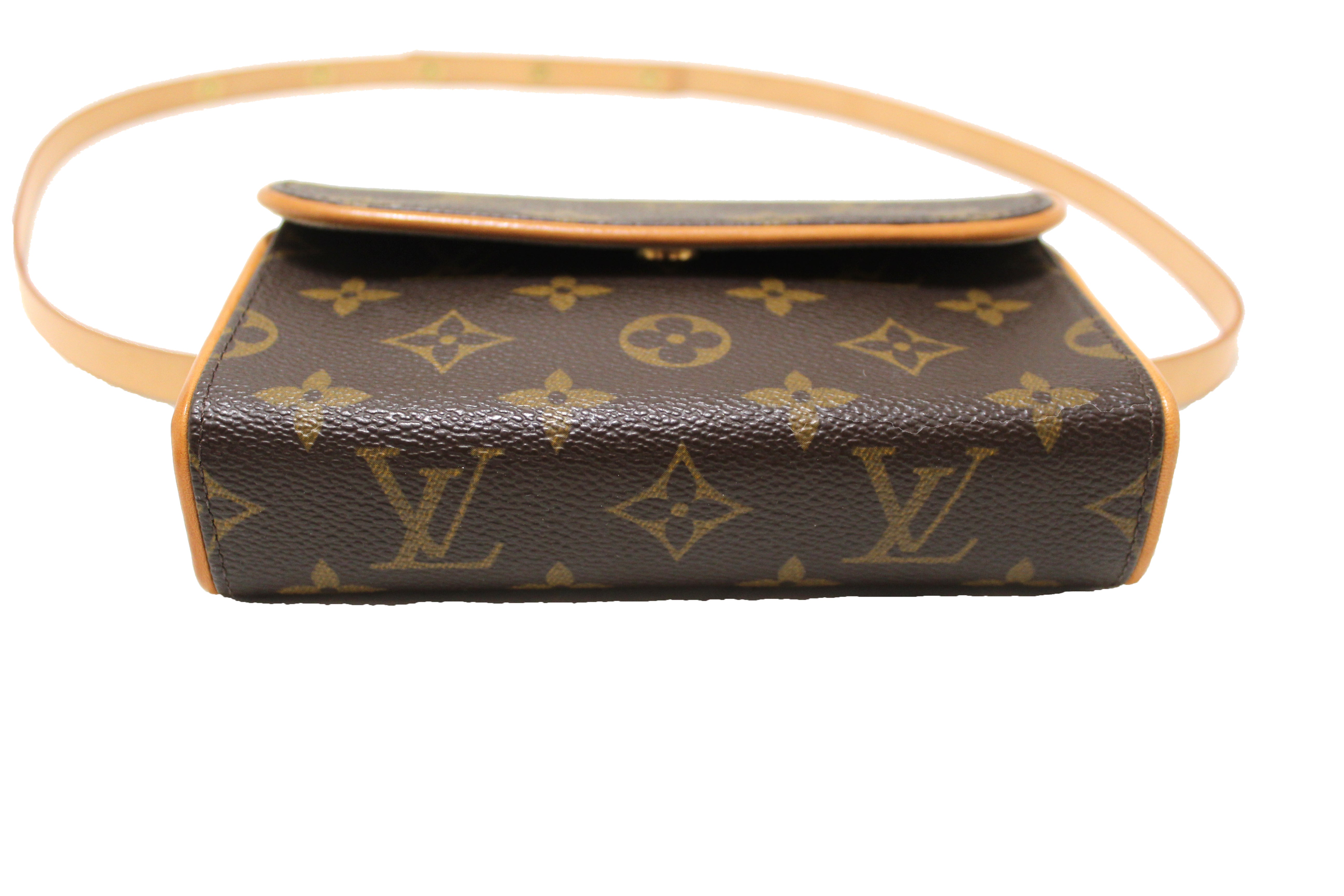 Authentic Louis Vuitton Monogram Canvas Pochette Florentine Handbag - Small Size Crossbody Bag for Women | Perfect for Date Night, Travel & Everyday Use