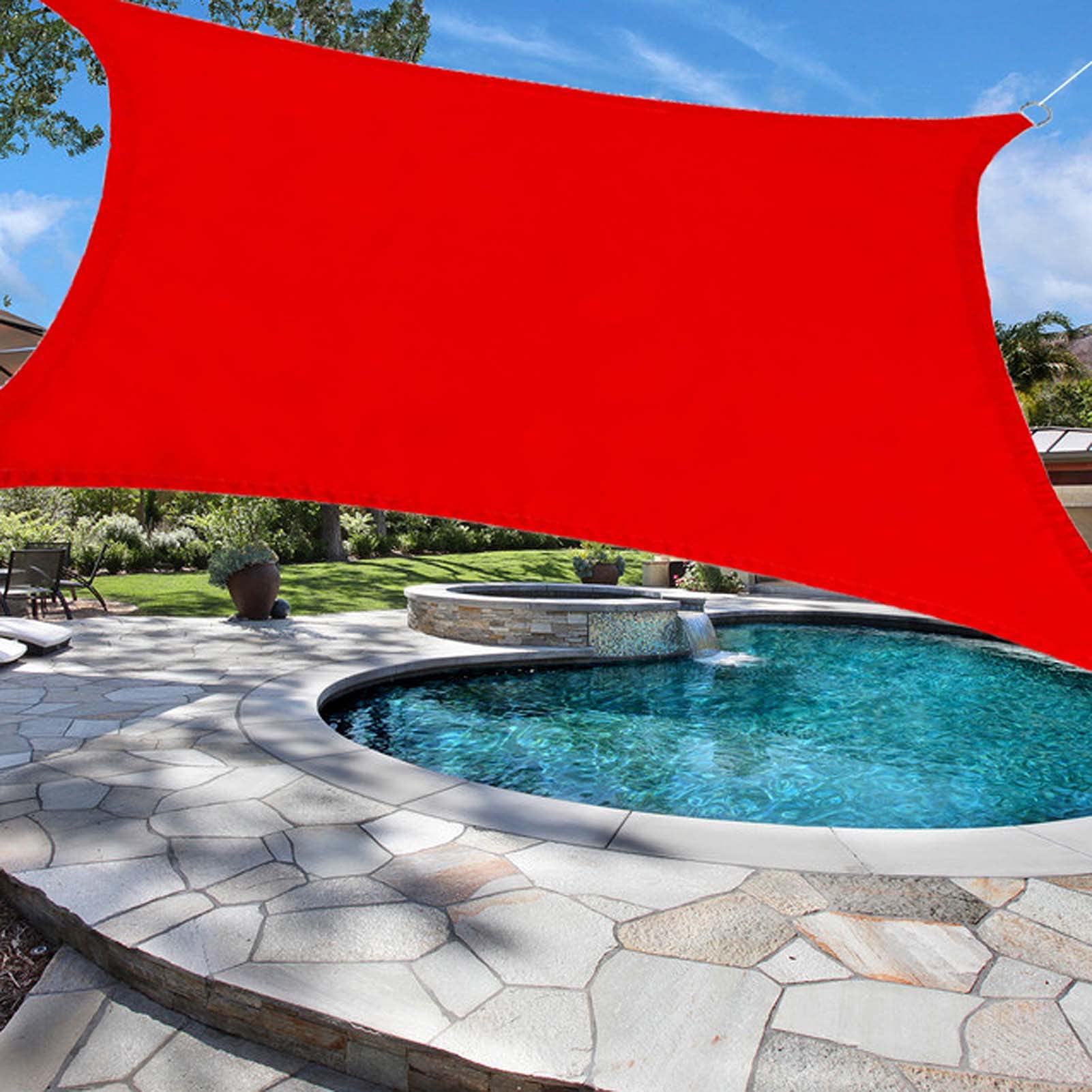 13x13ft Rectangle Sun Shade Sail - UV Block Waterproof Outdoor Canopy for Patio, Backyard, Garden & Lawn - Perfect for Picnics, BBQ, and Outdoor Relaxation