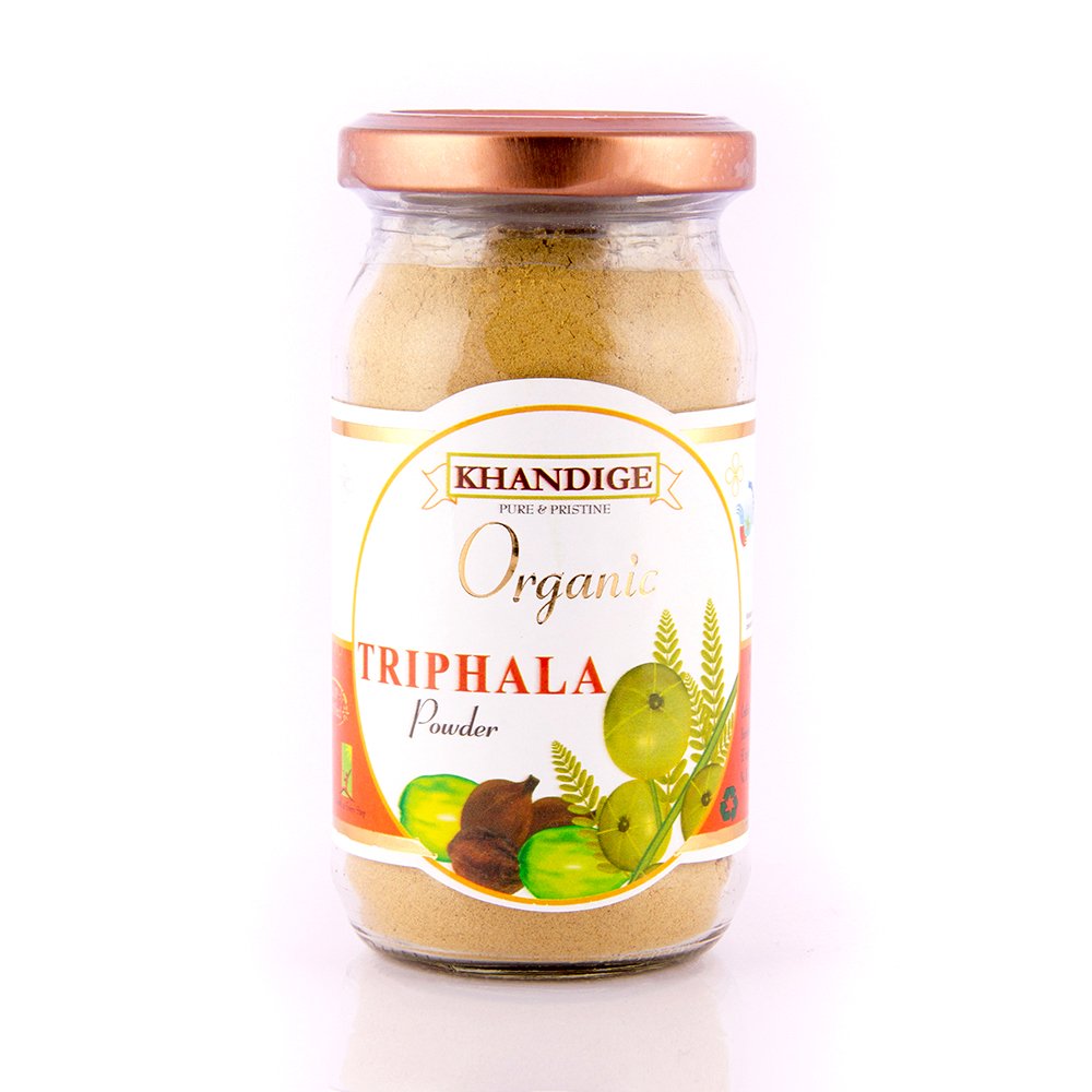 Organic Triphala Powder 250g - Ayurvedic Herbal Supplement for Digestion, Detox & Weight Loss | 3:2:1 Ratio with Amla | Natural Wellness Boost for Daily Health & Gut Support | Perfect for Morning Rituals & Cleansing Programs