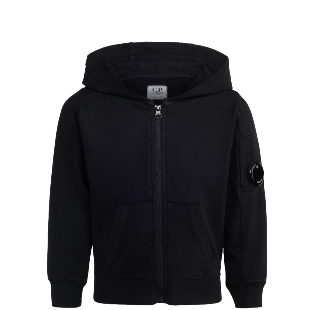 CP Company Kids Lens Zipped Hoodie - Stylish & Comfortable Jacket for Boys & Girls - Perfect for School, Outdoor Play & Casual Wear