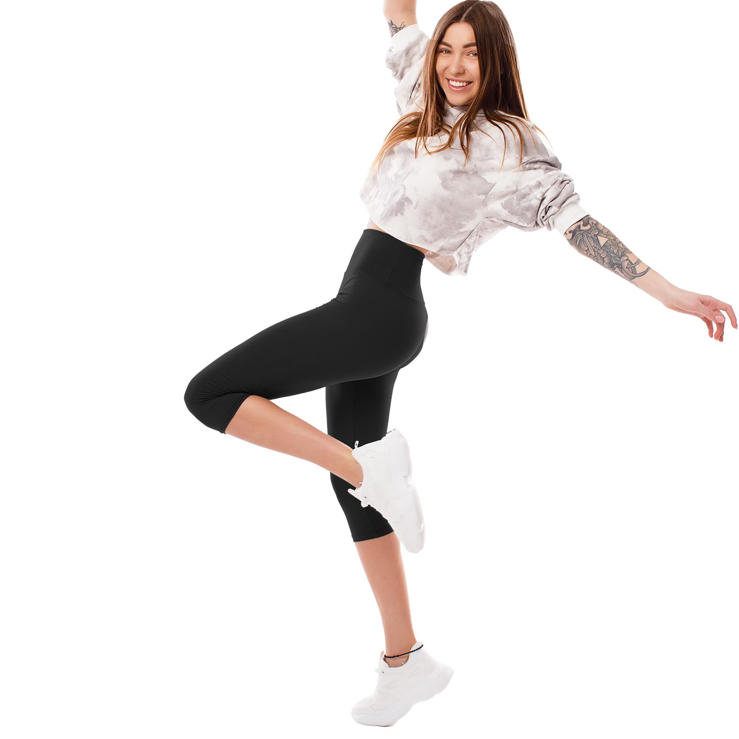 High Waisted Yoga Pants for Women - Tummy Control Workout Leggings for Running, Gym & Lounge - Soft Stretchy Activewear for Fitness & Everyday Wear
