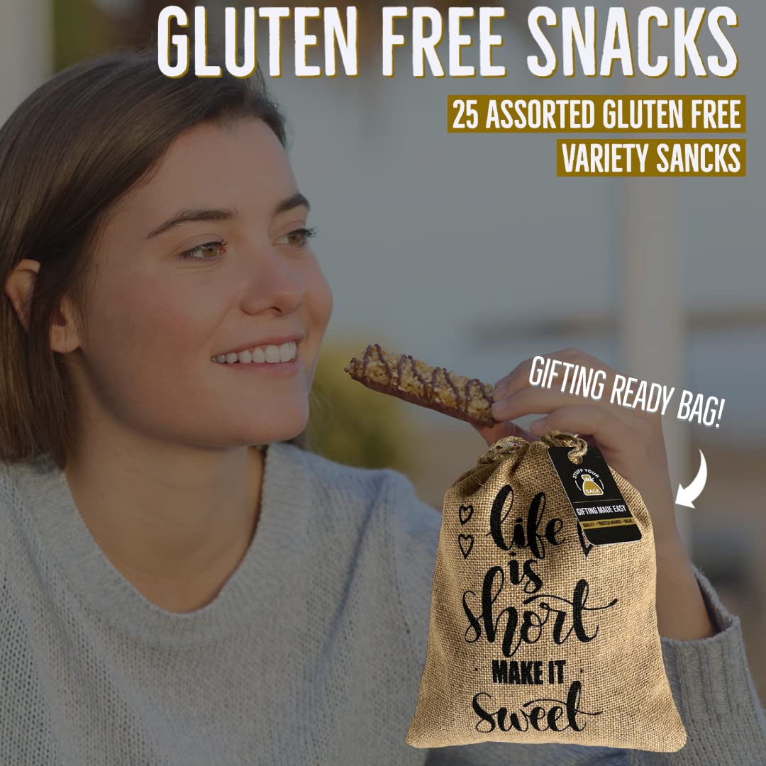 Gluten Free Snacks Variety Pack - Healthy Celiac Friendly Snack Box for Adults & Kids | Perfect for School Lunches, Office Snacks & Travel