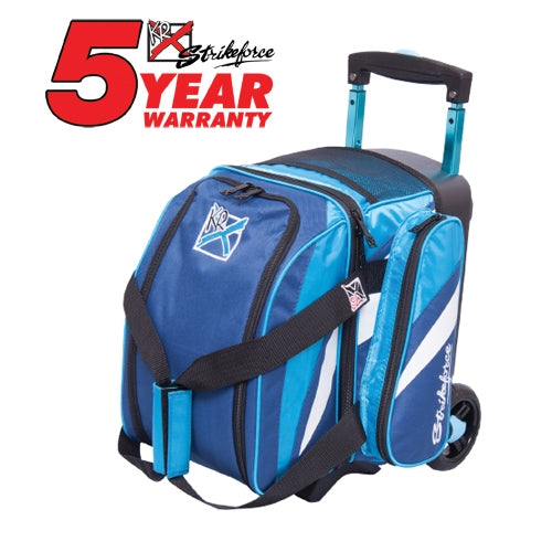 KR Strikeforce Cruiser Single Roller Bag - Durable Bowling Ball Carrier with Comfortable Shoulder Strap for Men & Women - Perfect for League Play, Practice Sessions & Tournaments