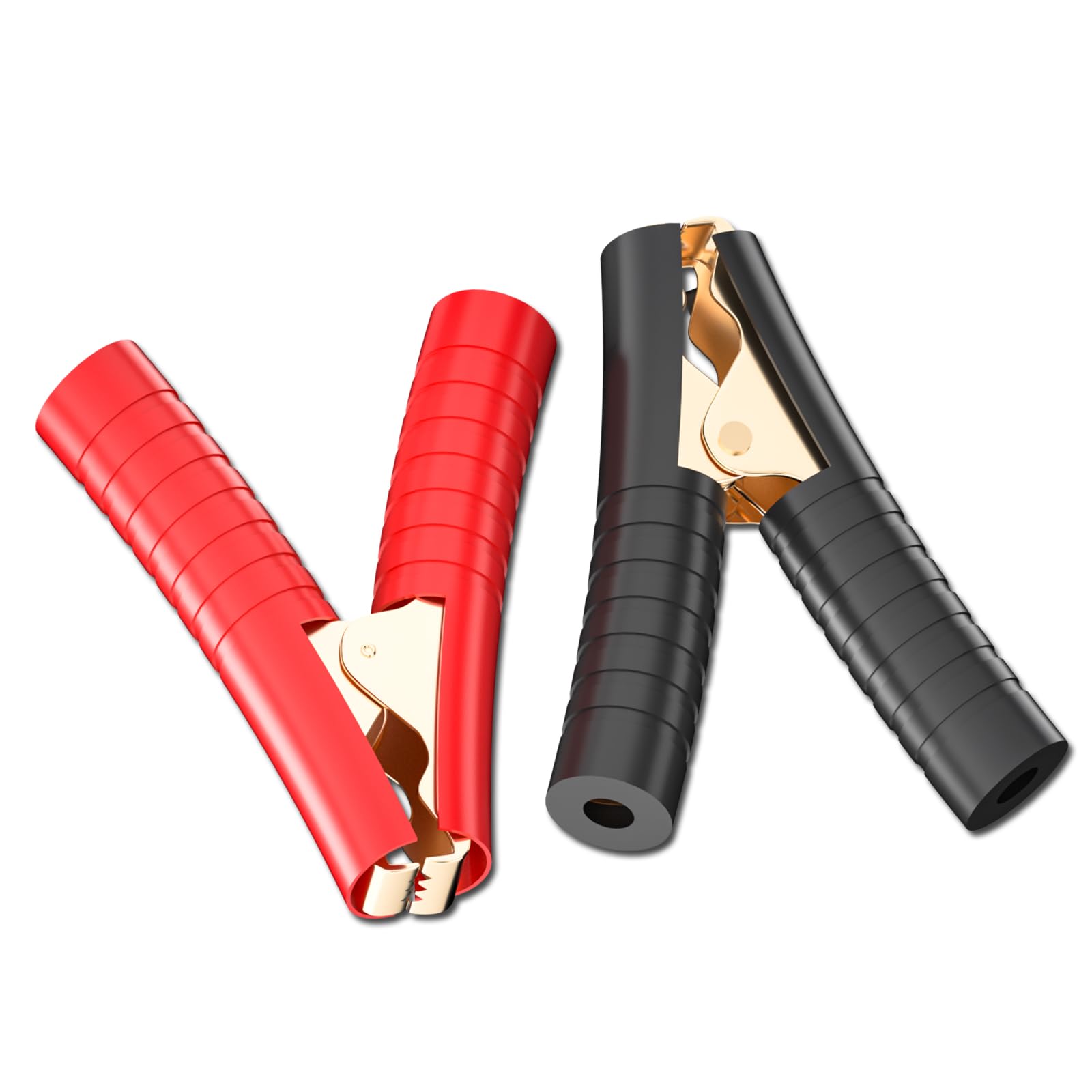 Heavy Duty Insulated Alligator Clips - 10PCS for Car Battery Charging & Electrical Testing - Truck Use