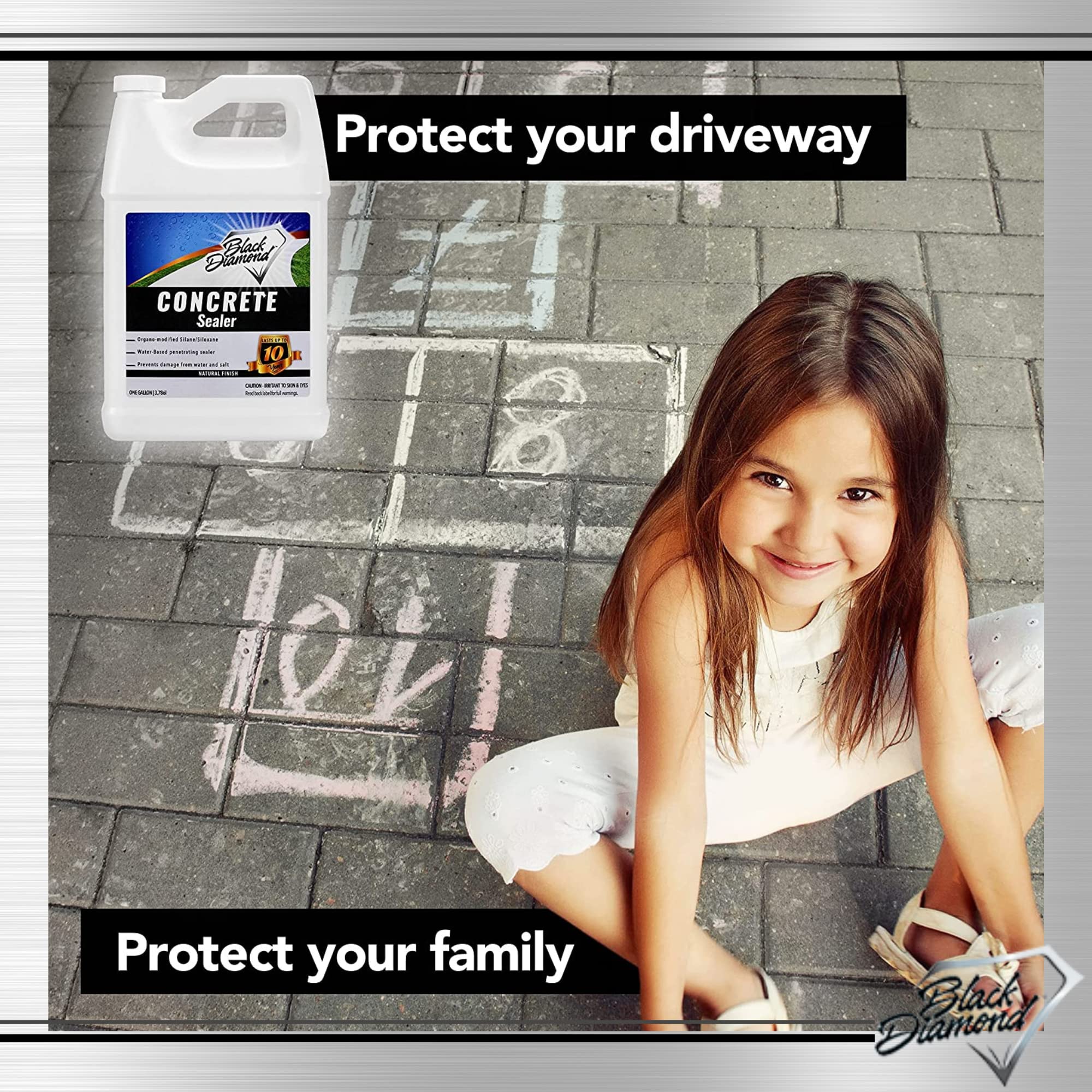 Best Clear Penetrating Concrete Sealer Spray - Waterproof Driveway, Patio, Brick & Stone Sealer for Outdoor Surfaces | Ideal for Driveway Protection, Paver Sealing & Masonry Waterproofing