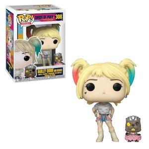 Birds of Prey Harley Quinn with Beaver Pop! Vinyl Figure #308 - Collectible Toy for DC Fans, Movie Lovers & Pop Culture Enthusiasts
