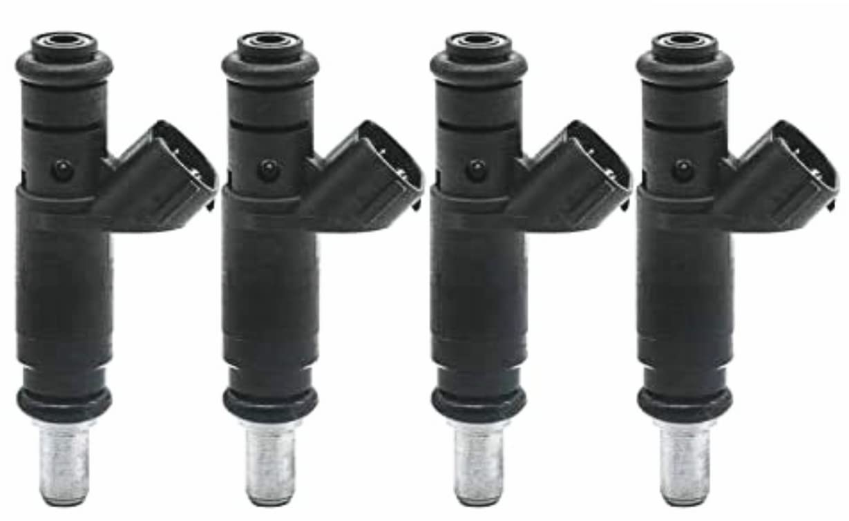 4PC Fuel Injectors 06B133551T Replacement for Audi A4 A6 B6 B5.5 & VW Passat 2000-2008 2.0L - High Performance Fuel Injection System for Smoother Acceleration & Better Fuel Efficiency
