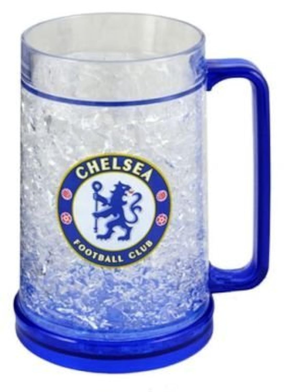 Chelsea FC Official Crest Freezer Tankard - Perfect for Chilling Beer & Drinks at Home, Parties & Sports Events