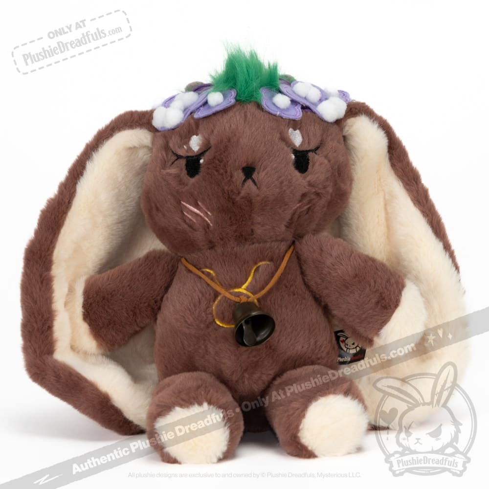 Plushie Dreadfuls Taurus Rabbit Stuffed Animal - Soft Zodiac Plush Toy for Taurus Birthday Gifts, Cute Collectible for Kids & Adults, Perfect for Home Decor, Bedroom Cuddling, and Astrology Lovers